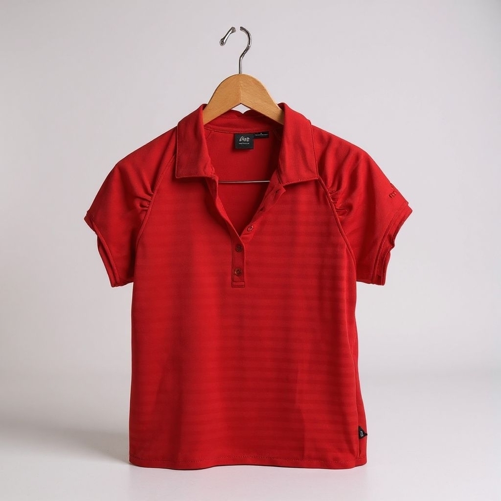 N'vo Vibrant Red Golf Polo Shirt